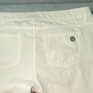 Michael Kors Skinny Jeans Women Size 10 White Stretch Denim Mid Rise Casual‎ EUC thumbnail 9