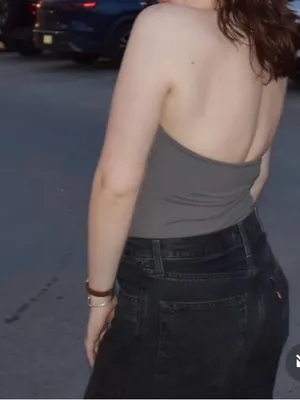 Have It All Backless Halter Top by Intimately Free People Grey thumbnail 4