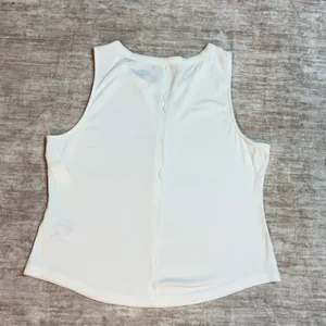 Pilcro Womens XL White Ribbed Sleeveless V-neck Button Tank Top New Basic Casual thumbnail 7