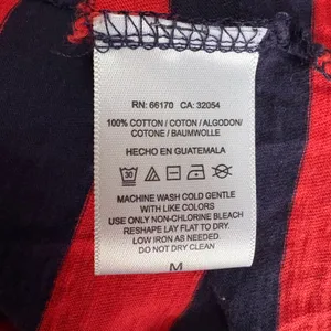 Pilcro Anthropology Striped Navy‎ and Red 3/4 Sleeve Top Size Medium EUC thumbnail 3