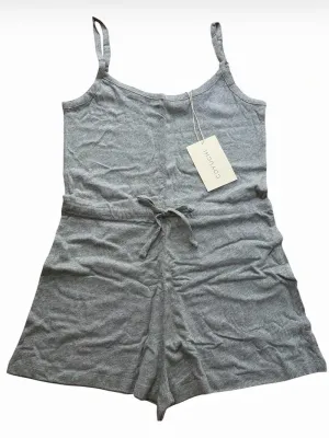 Coyuchi Womens Solstice Organic Short Romper Gray Heather XSmall NWT thumbnail 1
