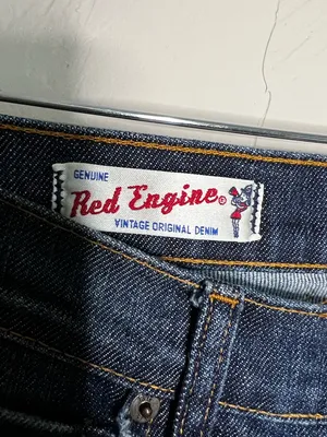 Red Engine Garnet‎ Vintage Bootcut Flare Denim Jeans thumbnail 6