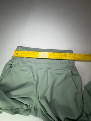 Yogalicious Wide-Leg Pull-On Pants in Sage thumbnail 6