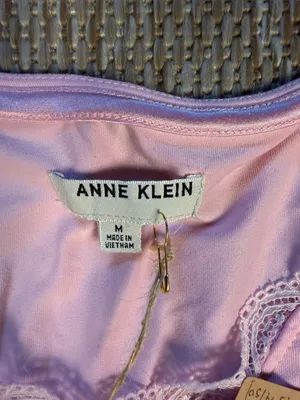 Anne Klein Pink Short-Sleeve Pajama Set with Paisley Capris thumbnail 2