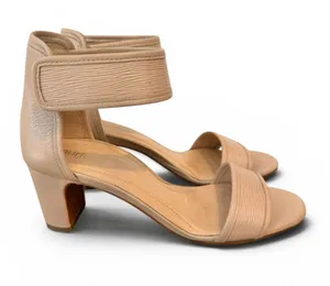 Nurture by Lamaze Leila Block Heel Sandal Nude Blush Leather Size 7.5 thumbnail 1