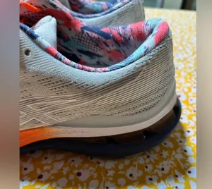 ASICS running shoes, fun colors, great support in shoes, gently worn, size 10 thumbnail 5