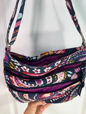 Vera Bradley Quilted Painted Paisley Crossbody Bag thumbnail 4