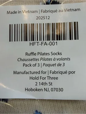 Women's Ruffle Pilates Ankle Non-Slip Socks Pastel Blue Yellow Off White NWT thumbnail 3