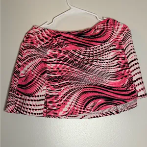 Tail Pink and Black Patterned Skirt Size L thumbnail 2