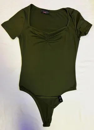 Discreet Green Bodysuit thumbnail 1