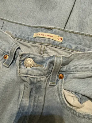 Levis Low Pro Straight Jeans Size 29 thumbnail 3