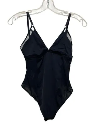 Parade Mixed Media Mesh Bodysuit Black Women’s Size Medium New with Tags thumbnail 4