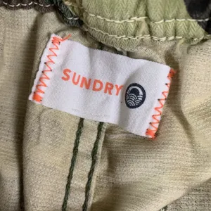Sundry Camo Utility Jogger Pants 0 XS Military Inspired Drawstring Tapered thumbnail 6