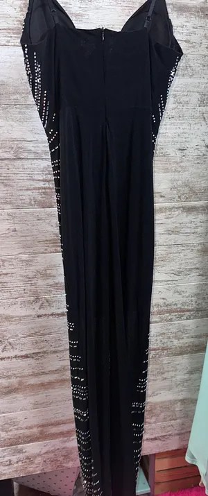 Boutique Black Rhinestone Bodycon Dress thumbnail 8