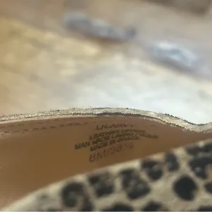 NWOB Lucky Brand Arvy Slip On Mule Leopard Print Eyelash 8 thumbnail 6