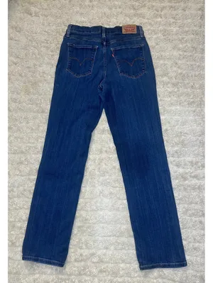 Levi's 724 High Rise Straight medium wash stretch denim jeans Size 28x30 thumbnail 5