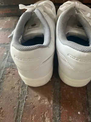 Skechers White Sneakers with Gray Collar size 7 (rm86) thumbnail 3