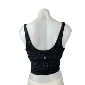 Lululemon Align Wild Thing Camo Deep Coal Multi Yoga Athletic Crop Tank Top M/L thumbnail 4