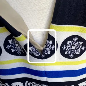 Eliza J Geometric Scarf Print Sleeveless Maxi Dress‎ in Blue/Yellow thumbnail 12