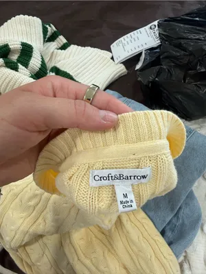 croft and barrow knit sweater M thumbnail 3
