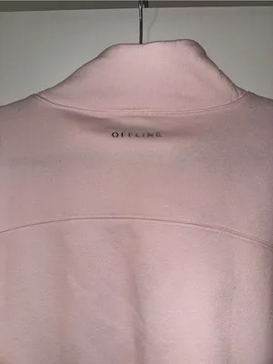 OFFLINE by Aerie Cloud Fleece Oversized Mockneck Sweatshirt - Light Pink thumbnail 10