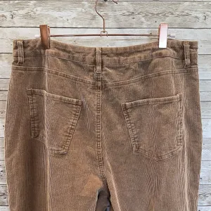 Flying Tomato‎ Womens L Pants Corduroy Jeans Tan Brown Ultra Wide Leg Boho thumbnail 9