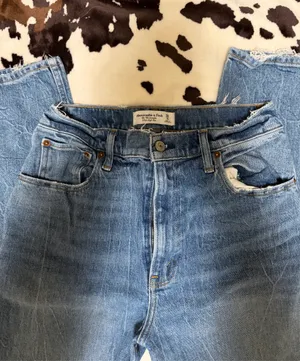 Abercrombie High-Rise Jeans 90s Straight thumbnail 6
