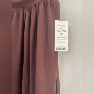 NWT Show Me Your Mumu Aria Maxi Dress size XL brown thumbnail 5