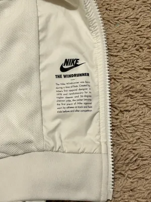Nike Windrunner Jacket Zip-Up Hoodie White thumbnail 9