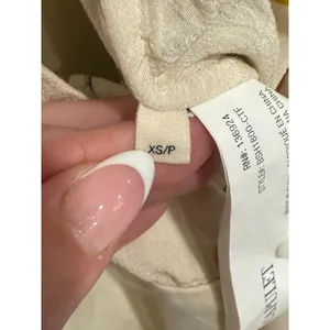 Capulet Cream‎ Floral Tie Front Long Sleeve Bodysuit V-Neck BSH1800-CTF XS thumbnail 5