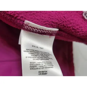 Columbia Womens Jacket Vest Sz S Pink Mock Neck Full Zip Fleece Paneled Lined thumbnail 9