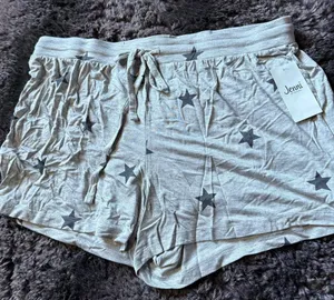 Jenni Gray Star Lounge Shorts Size L thumbnail 1