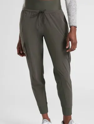 Athleta Sutton Jogger Pant, Arbor Olive SIZE 8 thumbnail 1