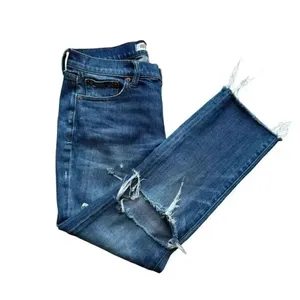 Madewell slim boyjean denim distressed jeans High rise, ripped SZ 26 # 1833 thumbnail 6