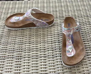Birkenstock Gizeh Soft Footbed Floral Sandals 37 summer vacation beach‎ outdoors thumbnail 1
