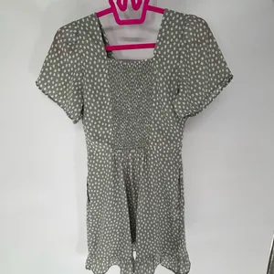 Abercrombie & Fitch Polka Dot Chiffon Ruffle Sleeve Dress thumbnail 5