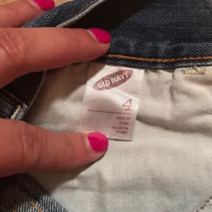 (5/$25) Old Navy 4” paint splatter denim shorts thumbnail 2
