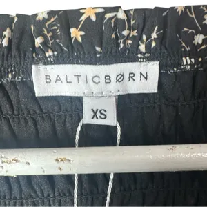 Baltic Born Lotta Black Floral Smocked Dress XS thumbnail 10