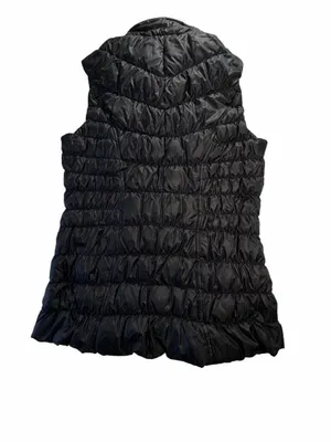 Athleta Puffer Vest Size S Black Quilted Down Winter Outerwear thumbnail 2