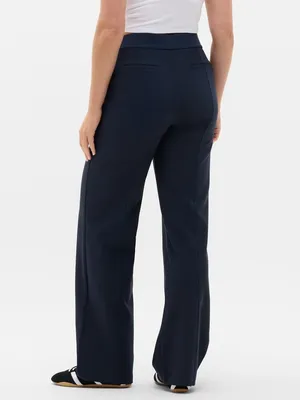 New Athleta 4 All Ways High Rise Bootcut Pant Navy Blue Size 4 Regular thumbnail 5