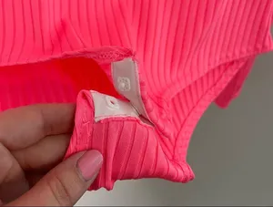 Neon Pink Bodysuit Size M thumbnail 6