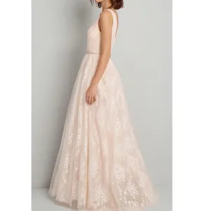 LULUS Sweet Love Floral Lace Beaded Maxi Dress, Ivory, Small thumbnail 12