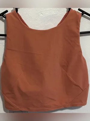 Lululemon athletica Women's Forward Fold Bra Rustic Coral Size 8 thumbnail 4