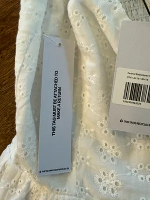 Princess Polly Dress White Mini thumbnail 4
