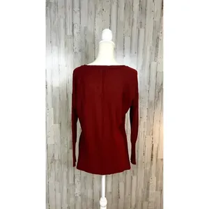 Altard State Women's Size Small Red Long Sleeve Pullover Sweater‎ thumbnail 5