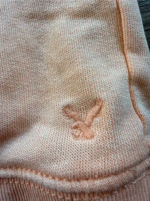American Eagle Outfitters Women's Crewneck Pullover Sweatshirt in Pale Peach M thumbnail 4