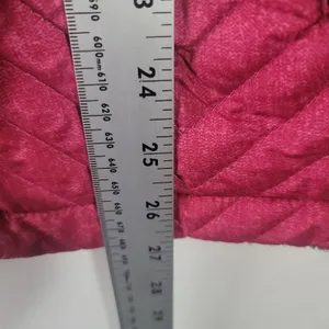 Free Country Reversible Quilted Puffer Vest Faux Fur Crimson Rose XL Gorpcore thumbnail 8