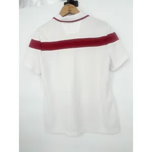 Indiana University Hoosiers Adidas‎ Climalite Polo Women's White Red Size Large thumbnail 3
