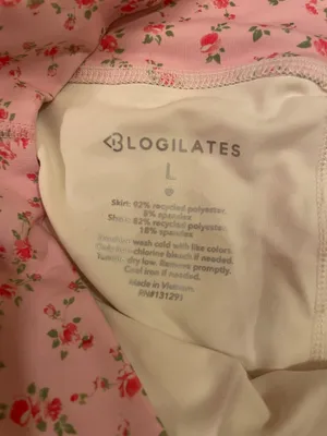 NWT! Blogilates Target X Popflex Women's Viral Ballerina Skort Floral Size Large thumbnail 7