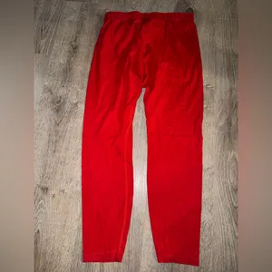 Rare Red Nike Cheetah Swoosh Pants - Y2K thumbnail 5